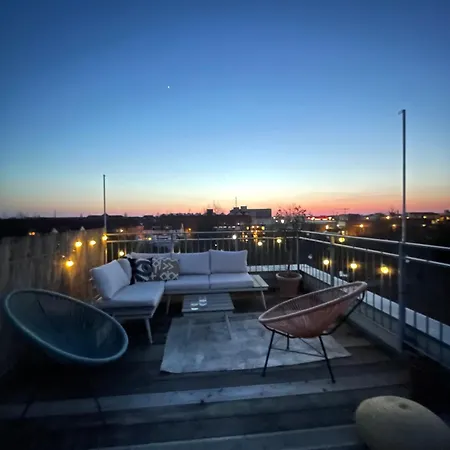 Dachterrasse Im Gruenen Schleussig Apartment Leipzig