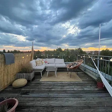 Dachterrasse Im Gruenen Schleussig Apartment